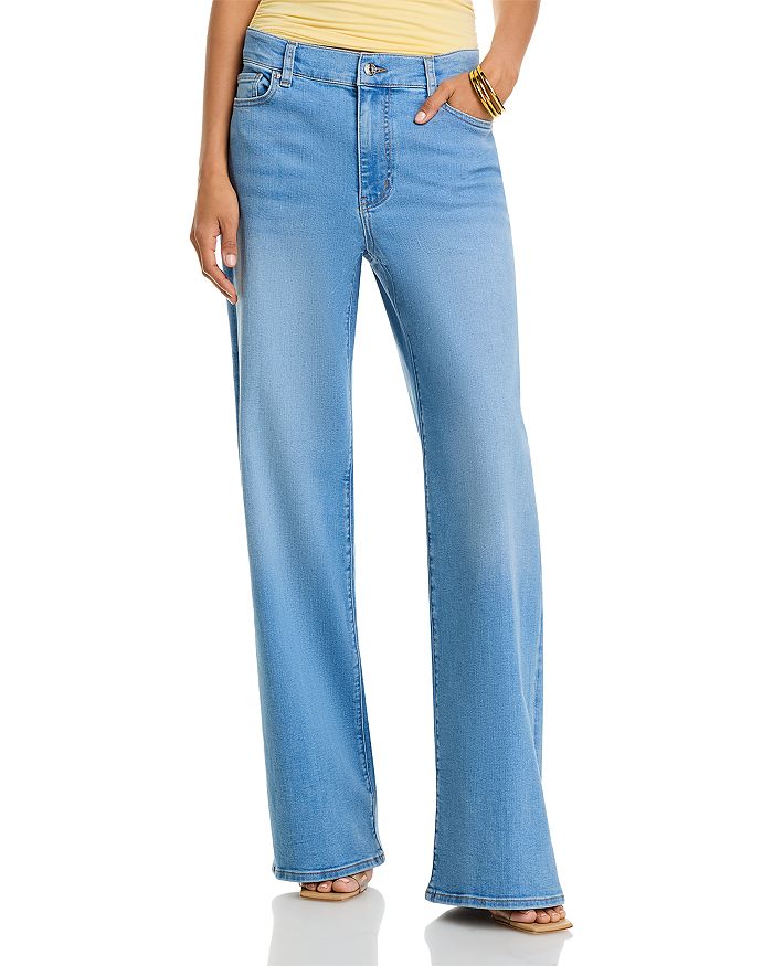 

Узкие брюки Palazzo Long High Rise Jeans в цвете Honeymoon FRAME, синий