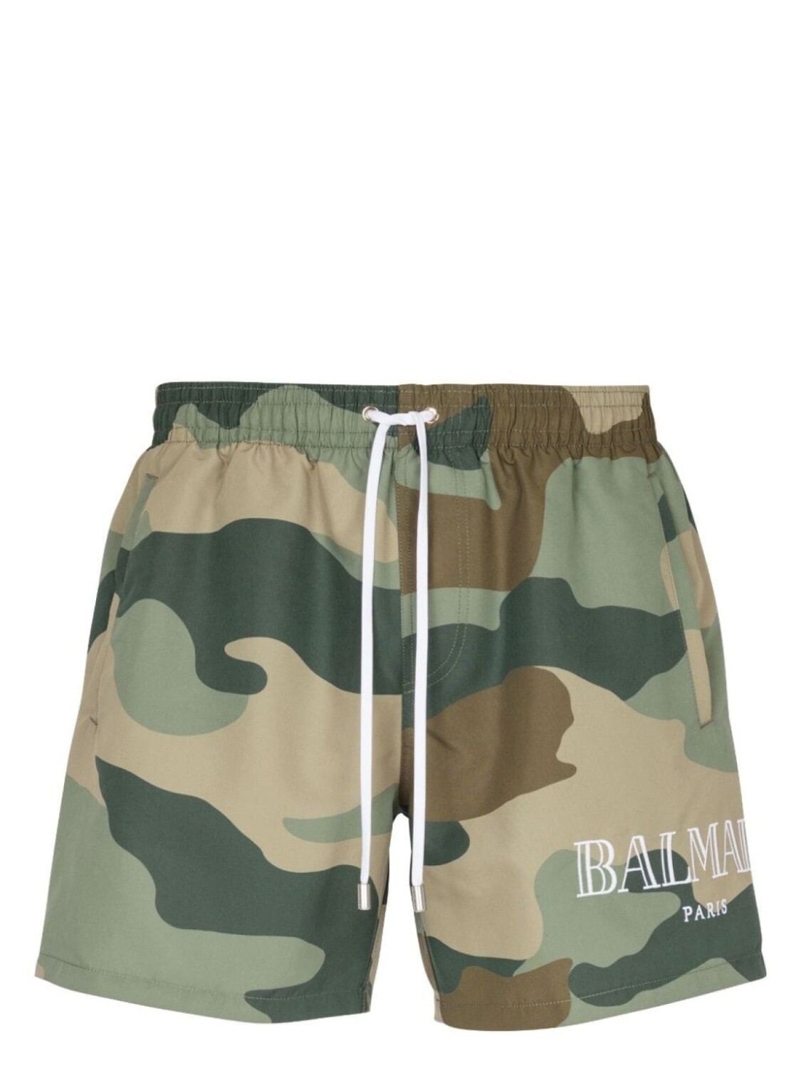 

Balmain плавки-шорты с камуфляжным принтом, коричневый