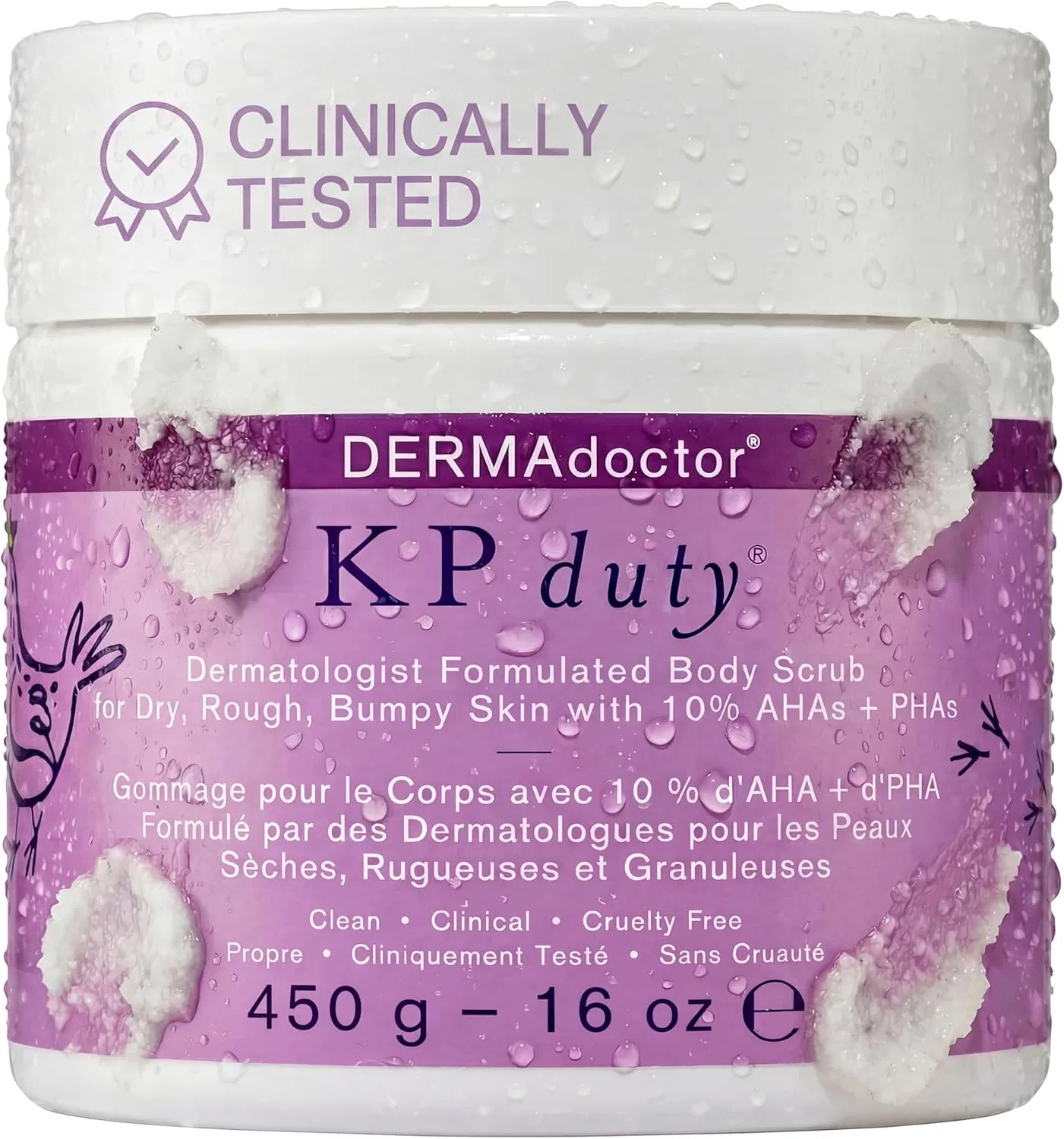 Скраб для тела Derma Doctor KP Duty Dermatologist Formula 16.7 унций