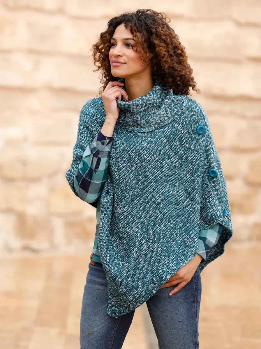 

Casual Looks пончо, бежевый