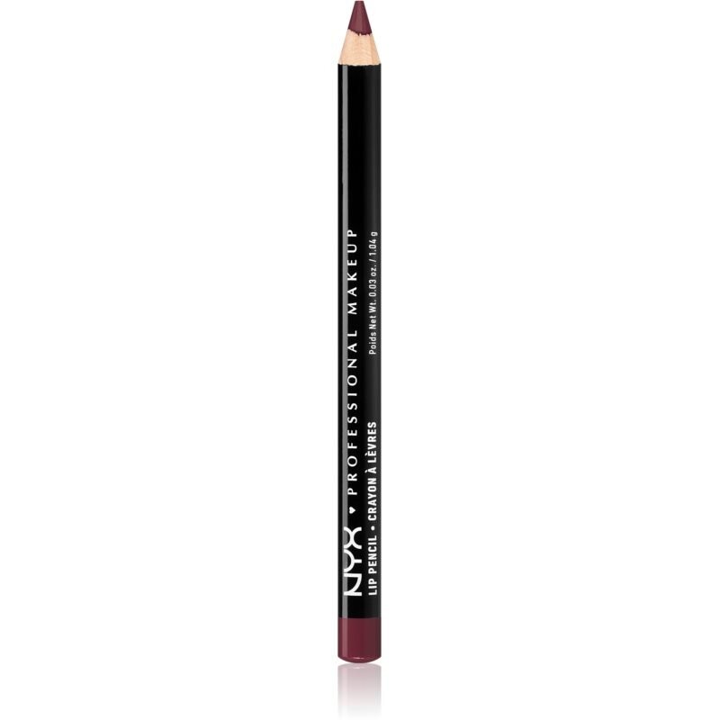 

NYX Professional Makeup Slim Lip Pencil точный карандаш для губ оттенка Plum 1 г