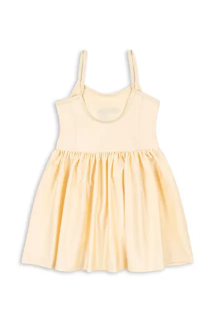 Платье детское с блестящей ткани Marin Dress Konges Sløjd, бежевый — фото 2