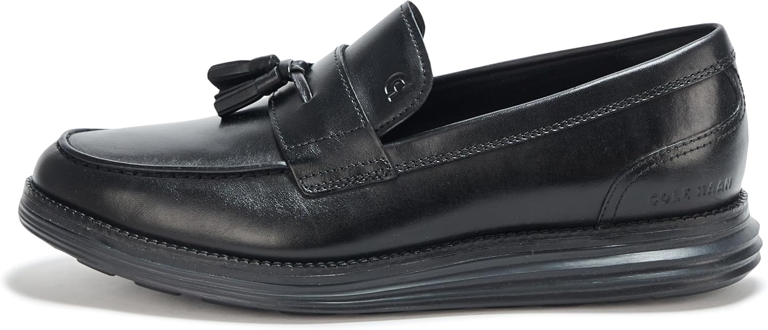 Мужские лоферы Cole Haan Originalgrand Meridian с кисточками, черный — фото 2