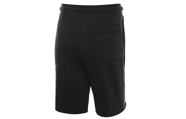 Шорты logo printing running sports short pant male black Nike, черный — фото 2