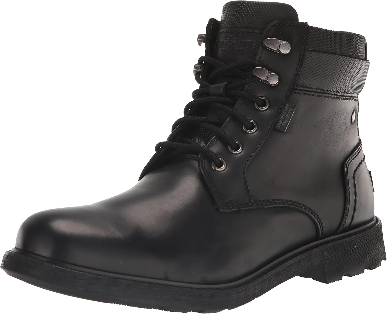 

Мужские кожаные ботинки Nunn Bush 1912 Plain Toe Chukka с шнуровкой и защитой Scotchguard, черный