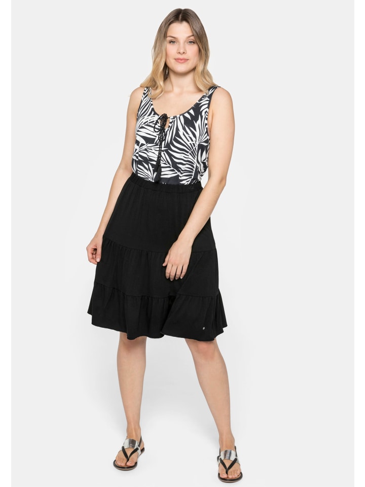 

Юбка до колена sheego, черный