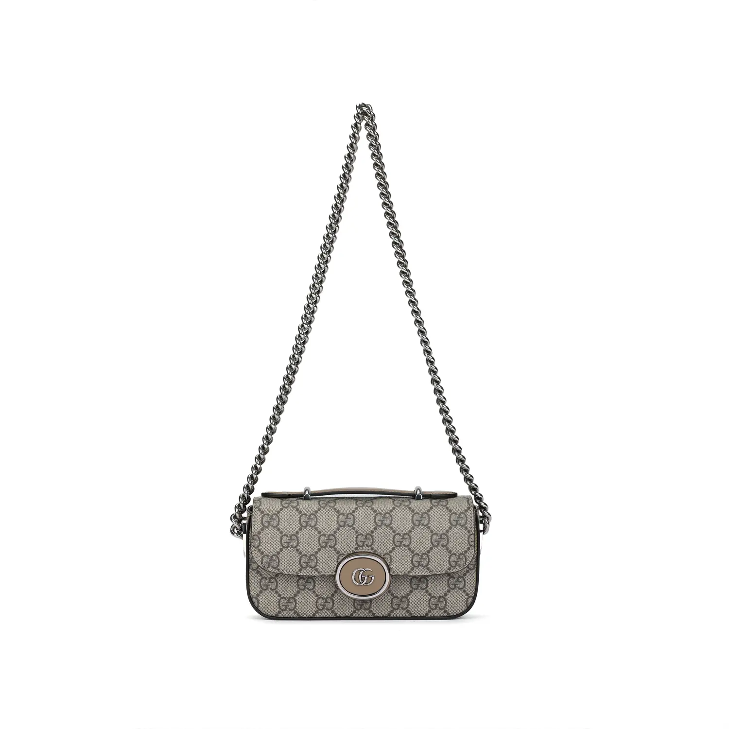 

GUCCI Сумка холщовая мини женская бежевая и черная