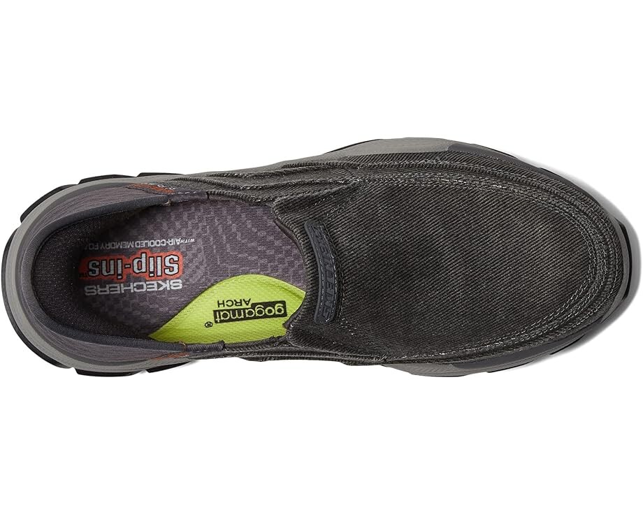 Кроссовки SKECHERS Respected Holmgren Hands Free Slip-Ins, цвет Charcoal — фото 2