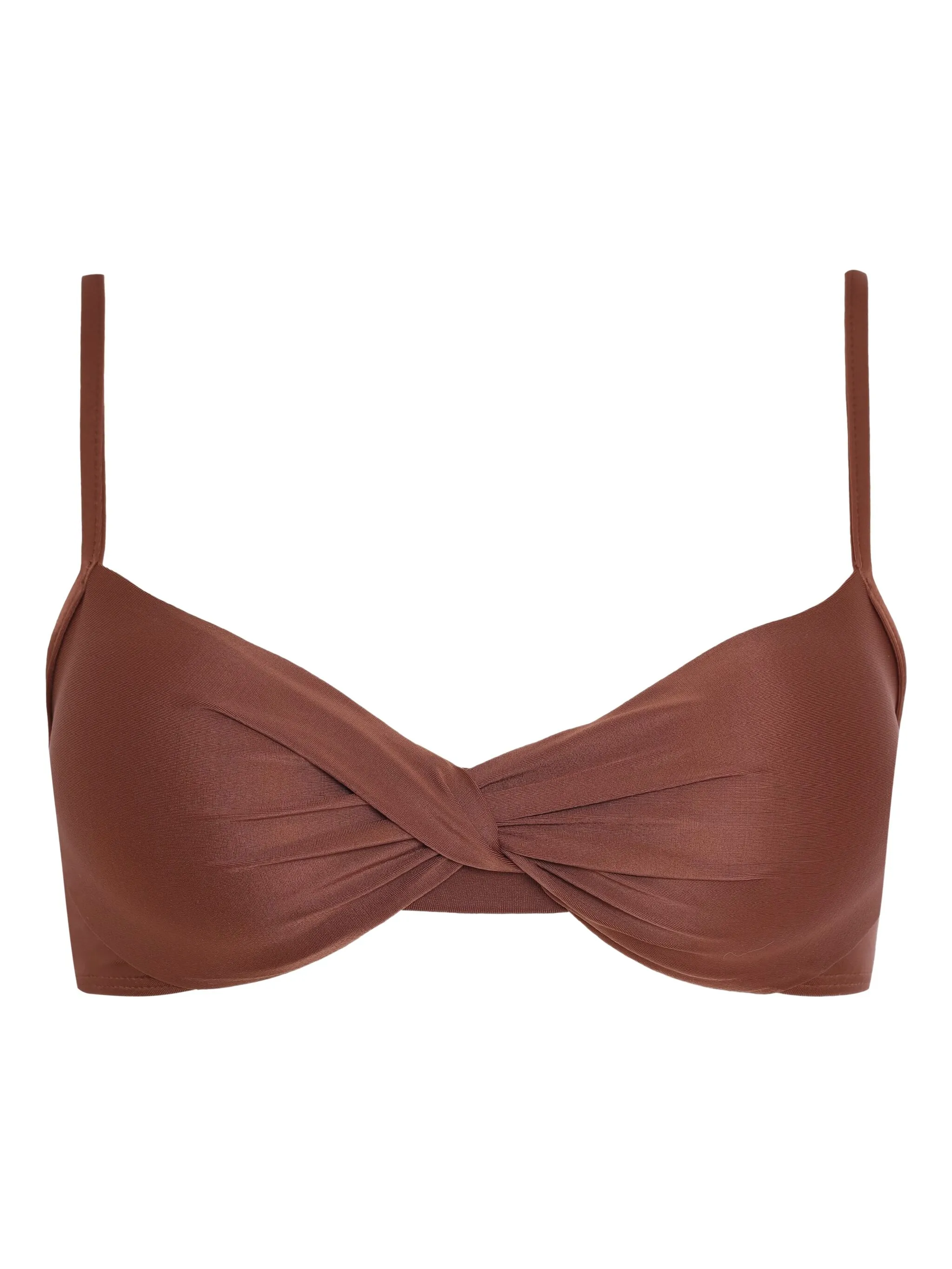 

Топ бикини Cassis с драпировкой Lygia & Nanny, коричневый