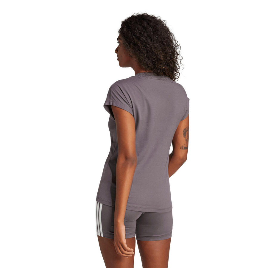Женская футболка adidas Essentials Linear Cotton Tee — фото 3