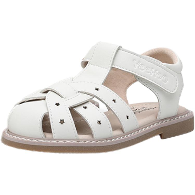 

Детские сандалии с низким верхом, устойчивые к истиранию. Для детей от 3 до 7 лет. YeeHoO, экрю