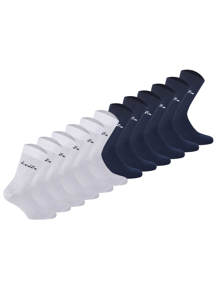 

Diadora Носки, упаковка из 12 штук, белые/темно-синие