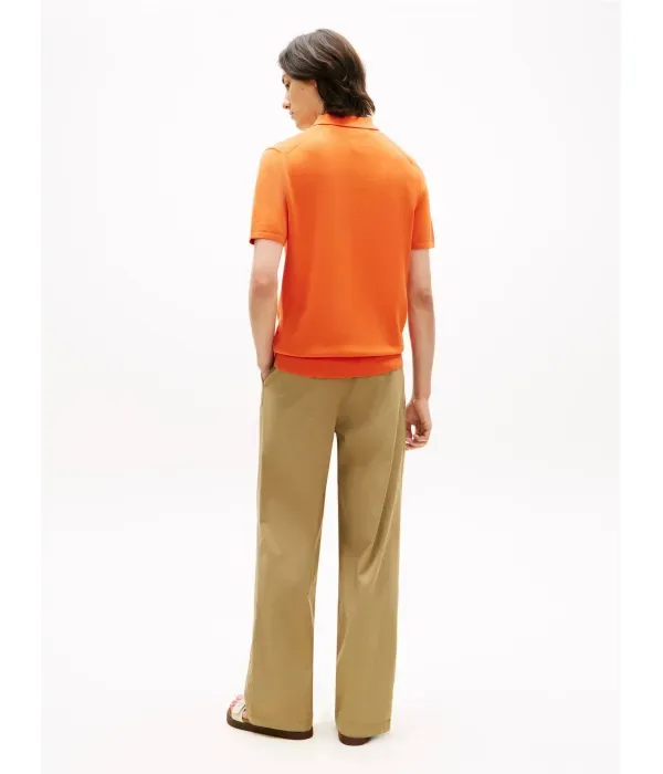 Поло ESSENTIAL regular fit Tommy Hilfiger, оранжевый — фото 3