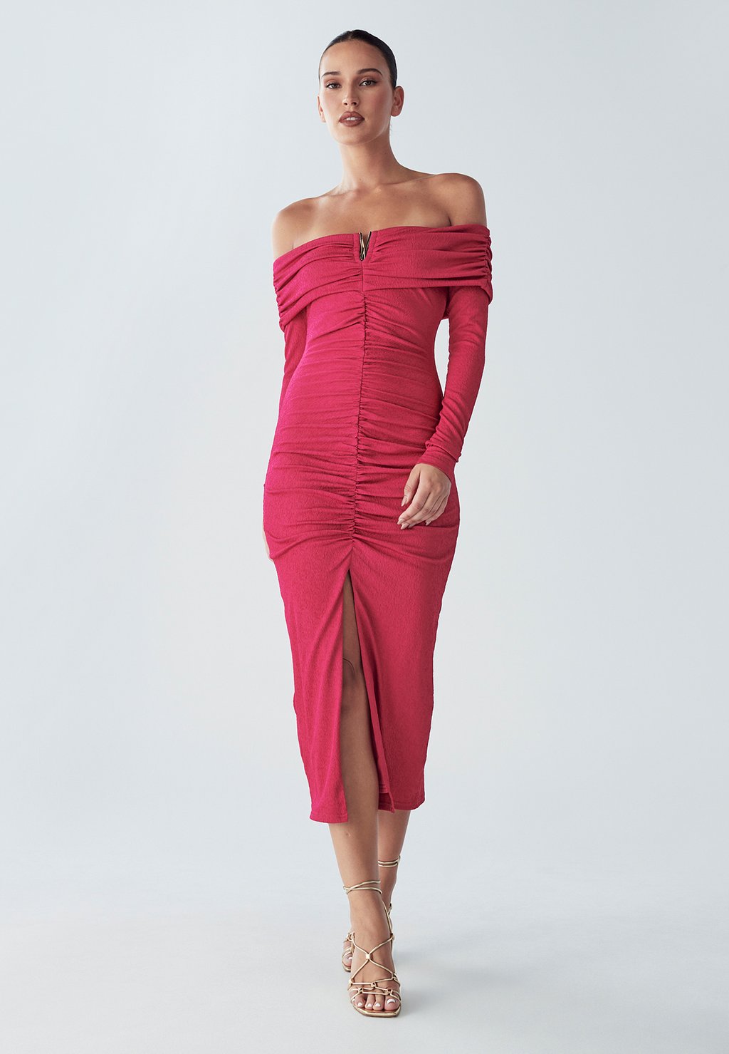 

Коктейльное/вечернее платье AYSHA MIDI - Jersey dress BWLDR, светло-розовый