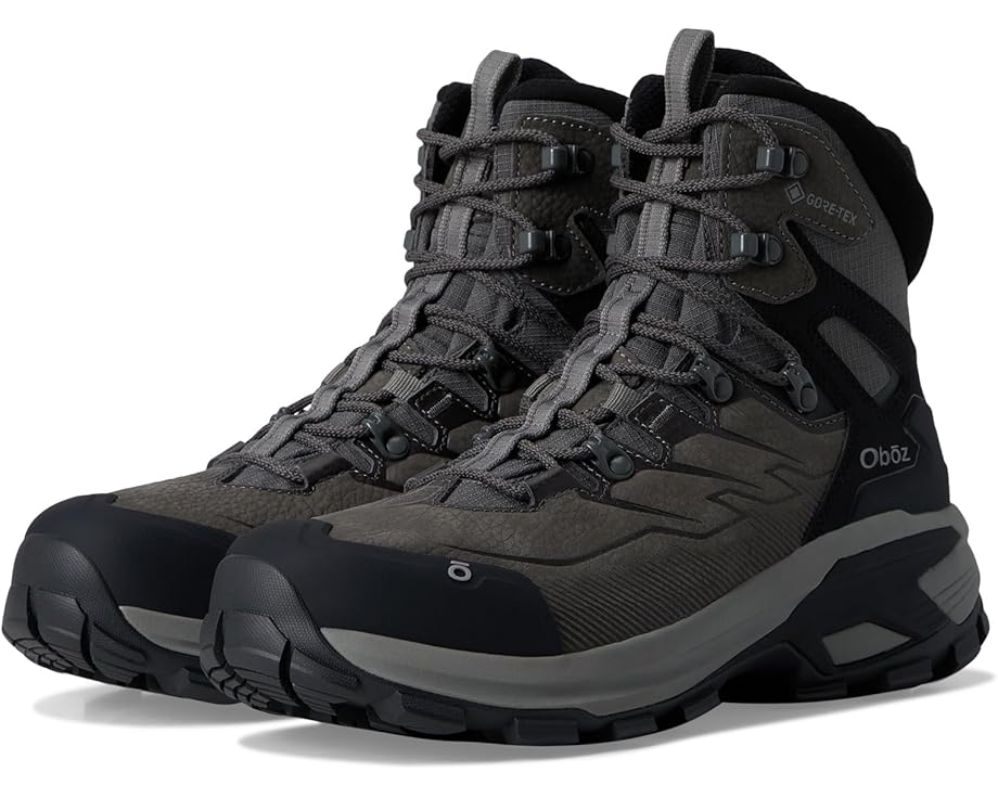 

Походные ботинки Oboz Bridger Ridge Mid GTX, цвет Gunmetal Black