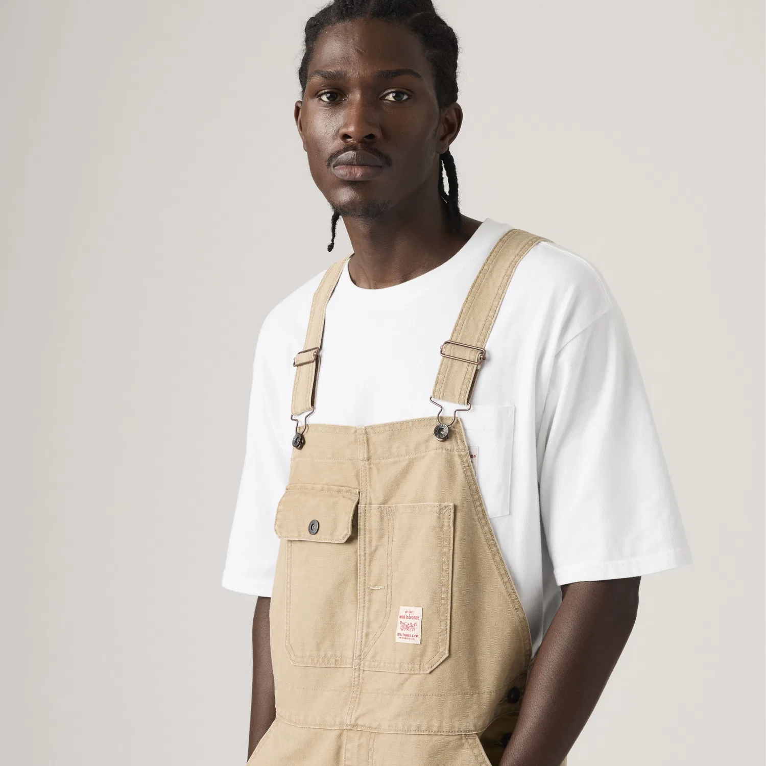 Свободный мужской комбинезон Levi's, Brown — фото 2
