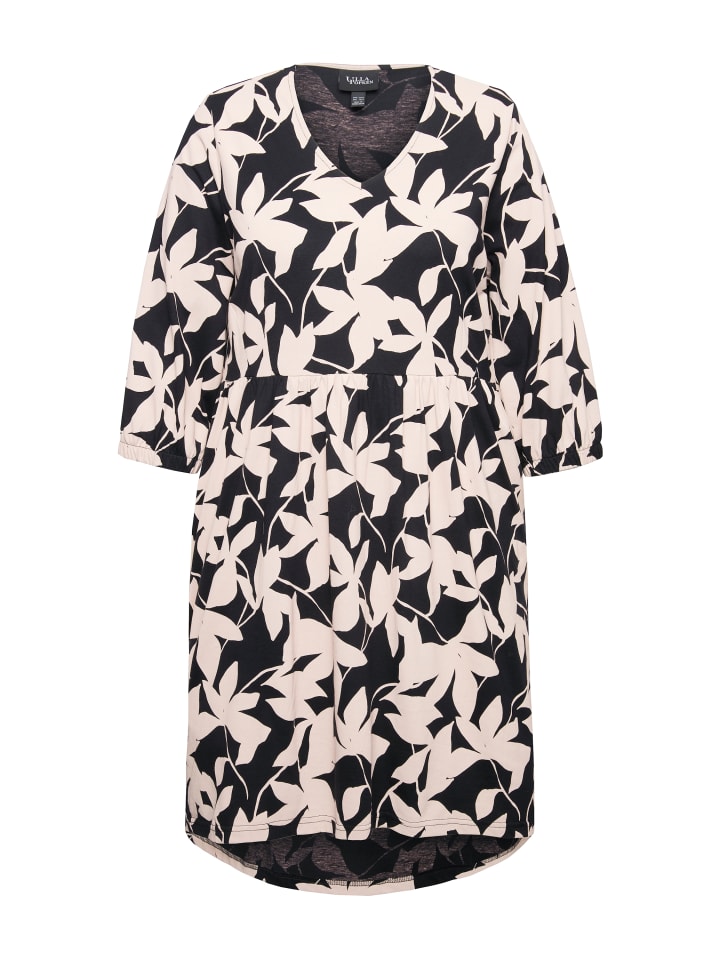 

Платье до колена Ulla Popken Jerseykleid, черный
