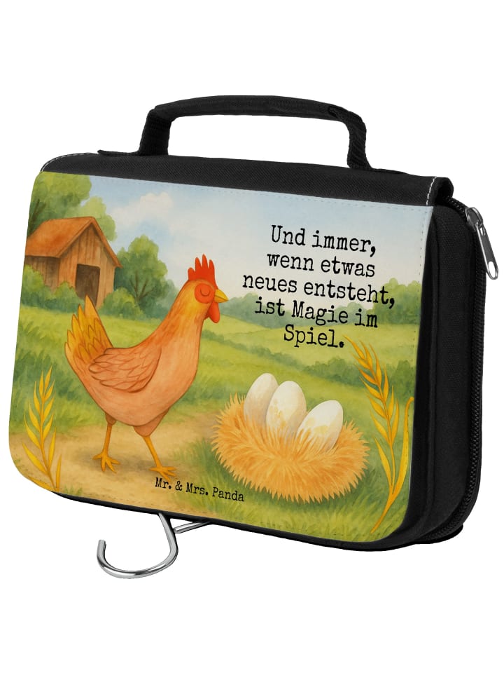 

Mr. & Mrs. Panda Косметичка с изображением курицы и надписью белого цвета, посвященной этой теме