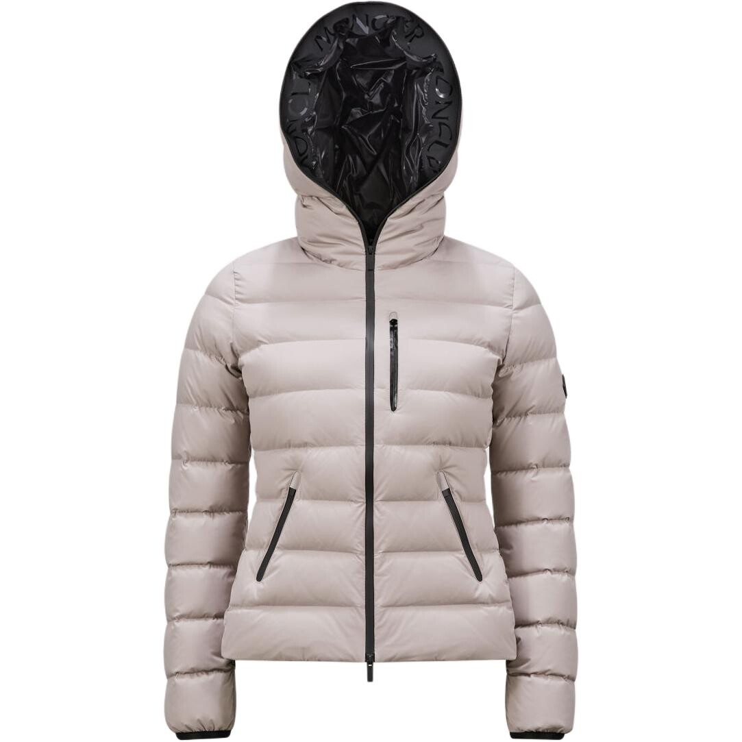 

Пуховик женский светло-розовый Moncler, светло-розовый