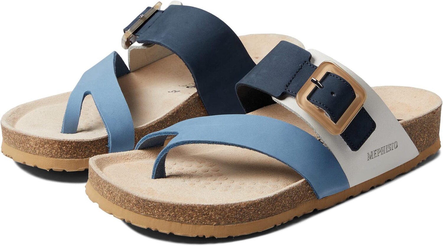 

Сандалии Mephisto Madeline, цвет Sea Blue Sandalbuck Multi