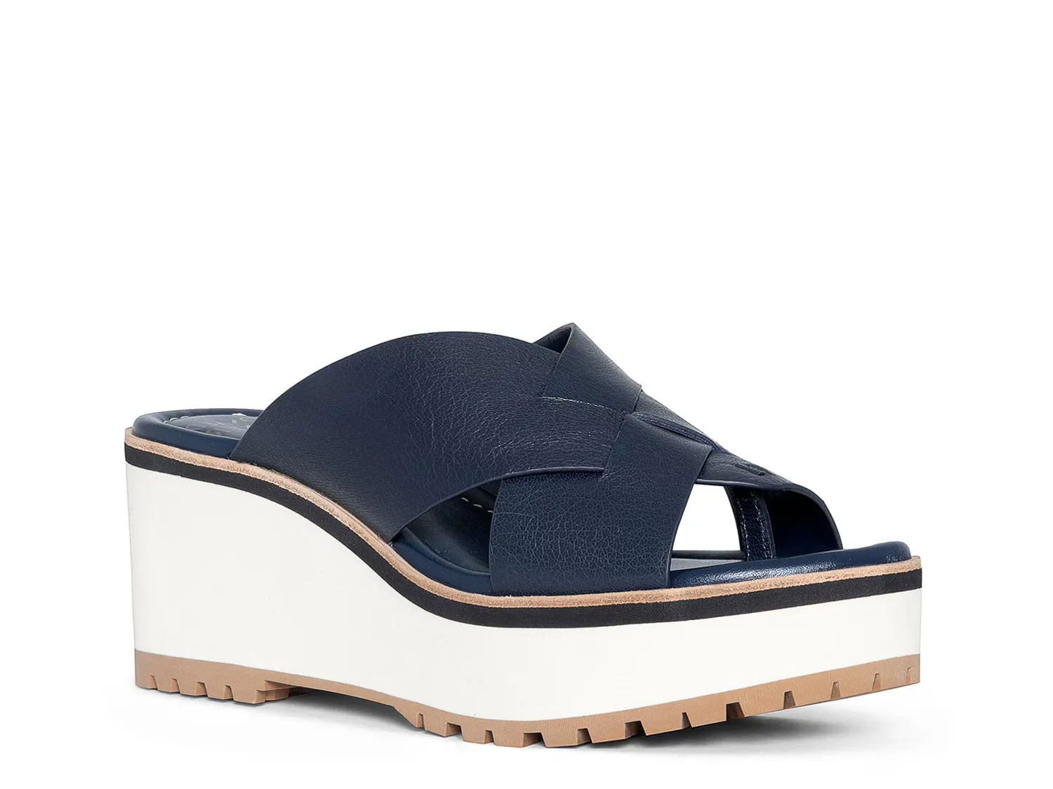 Сандалии Beaumont Wedge Sandal Donald J. Pliner, темно-синий