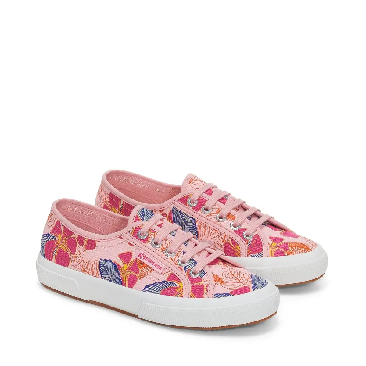 

Кроссовки Superga "ЦВЕТОЧНЫЙ ПРИНТ ГИБИСКУСА", розовый