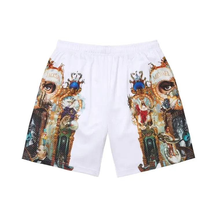 Шорты Supreme Michael Jackson Dangerous Mesh Short 'White'