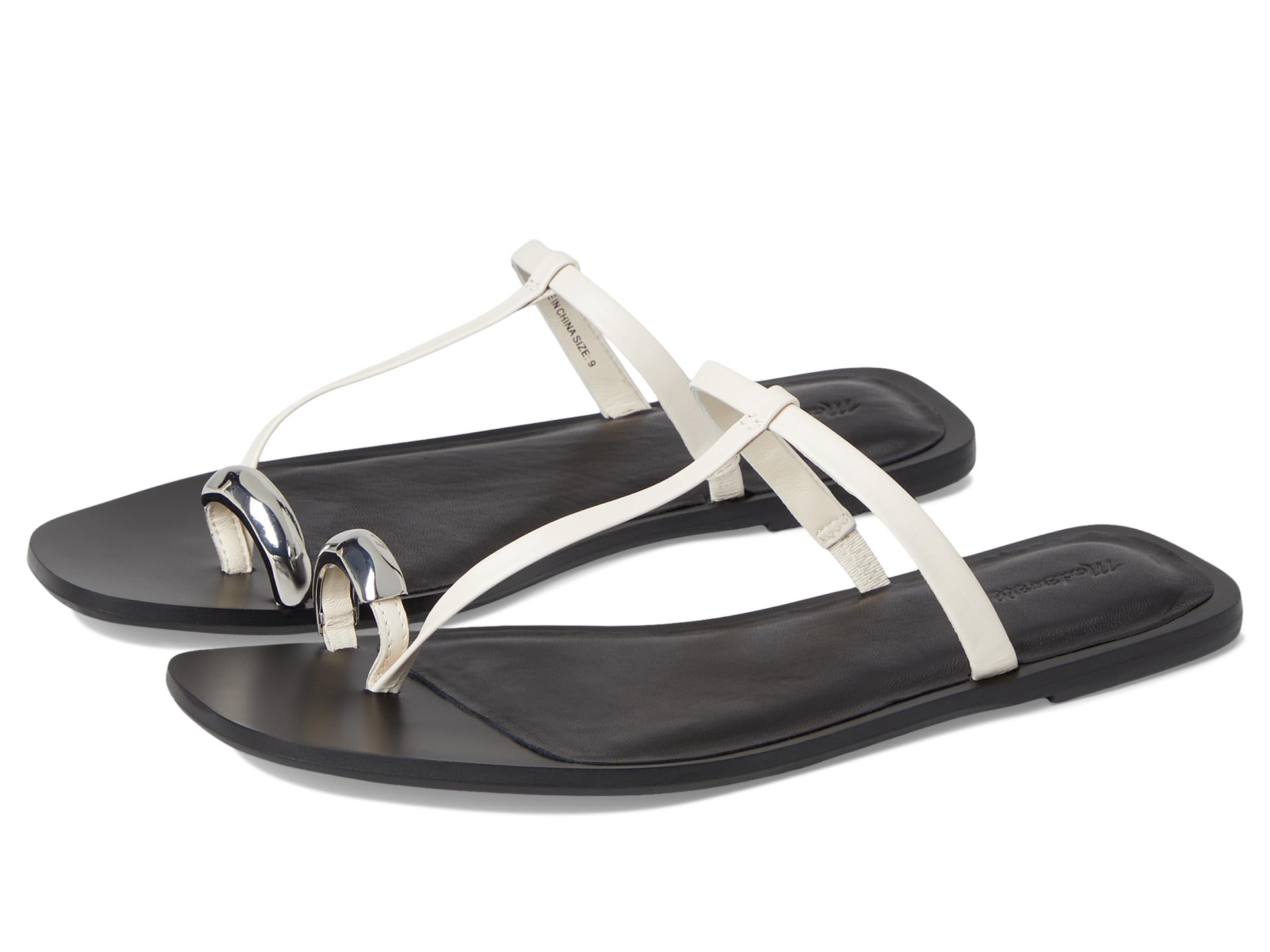 Сандалии Madewell Lala Thong Sandals - Hardware, слоновая кость