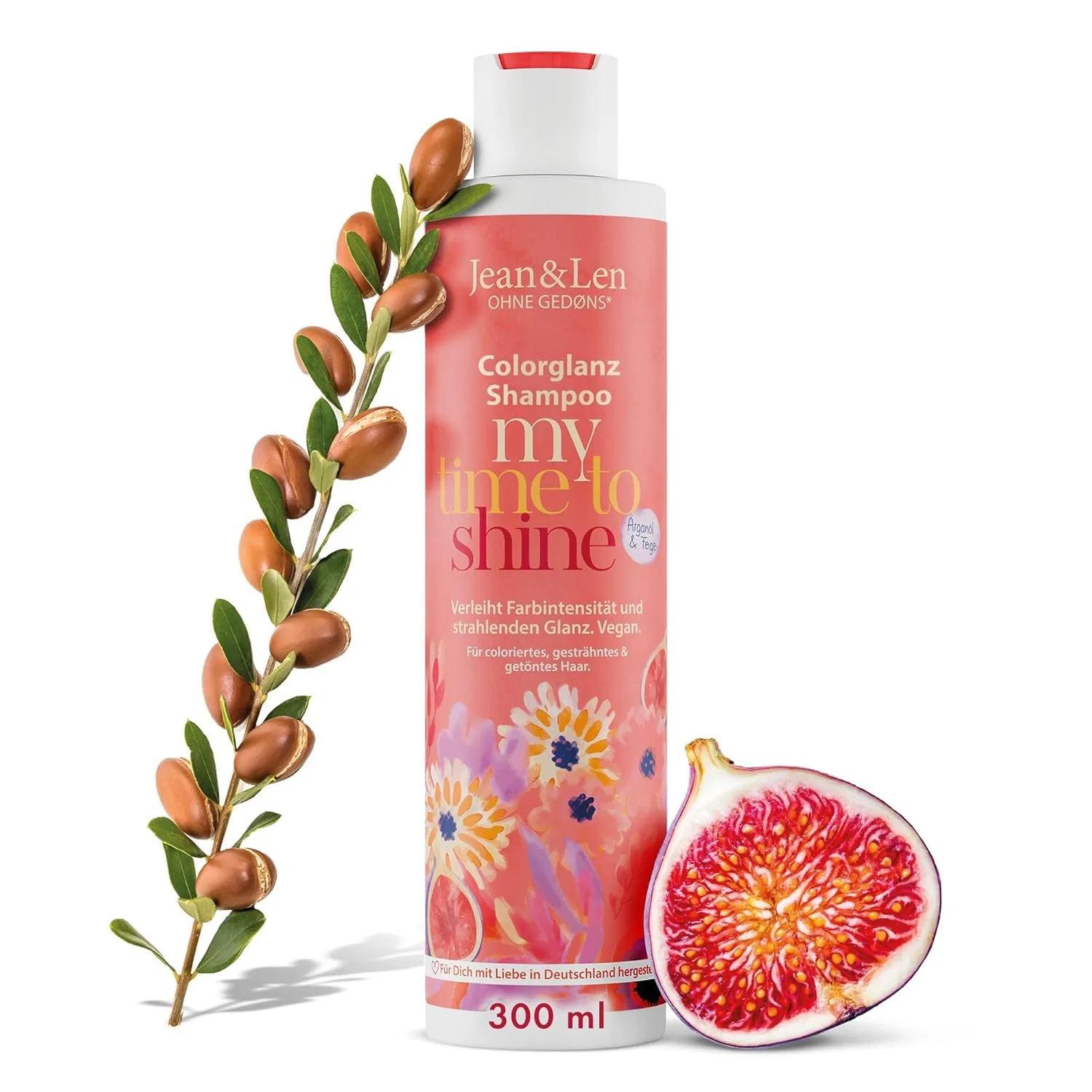 Шампунь для окрашенных волос «Colour Shine» с аргановым маслом и инжиром от Jean & Len Jean & Len
