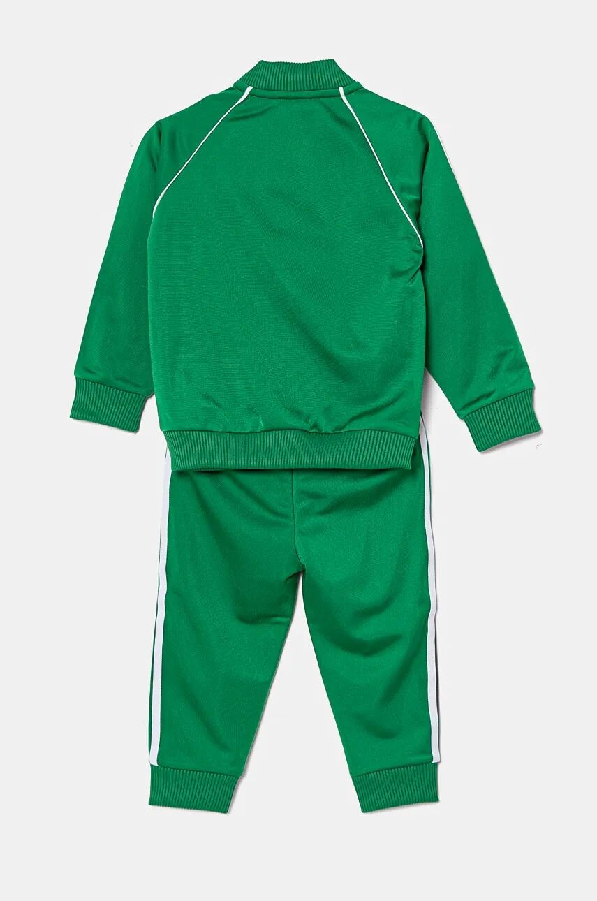 Детский спортивный костюм adidas Originals SST TRACKSUIT, зеленый — фото 3