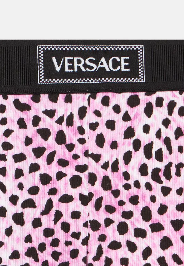 Леггинсы и брюки с леопардовым принтом Versace, Cyclamen Pink — фото 3