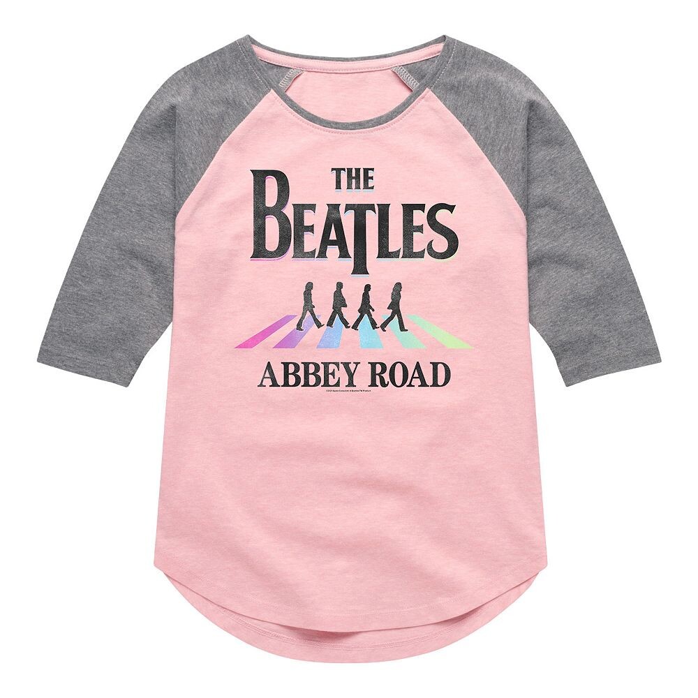 

Футболка реглан The Beatles Abbey Road для девочек 7–16 лет Licensed Character, розовый