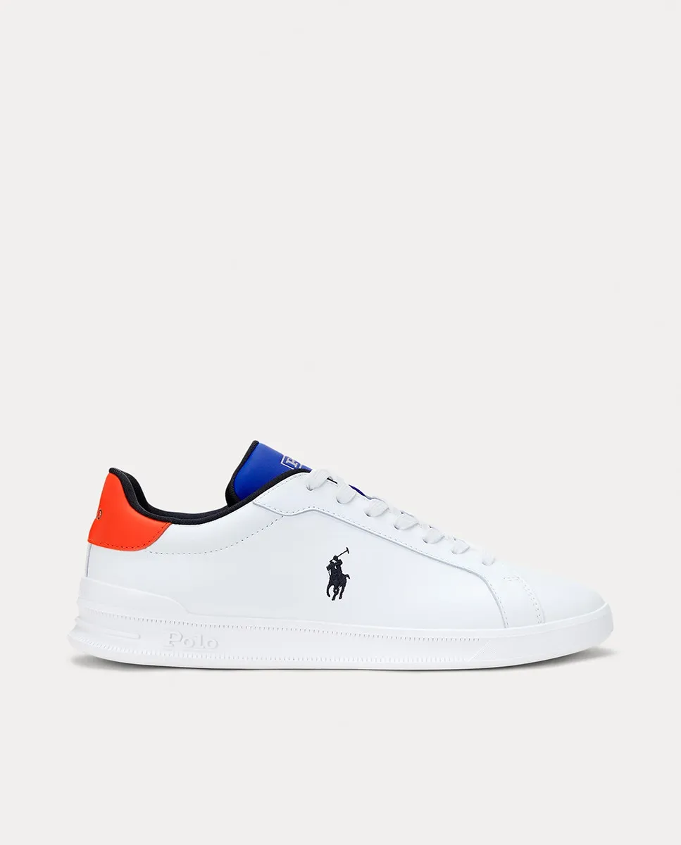 

Мужские кожаные ботинки HRT II в стиле шлема с низким верхом Polo Ralph Lauren, белый