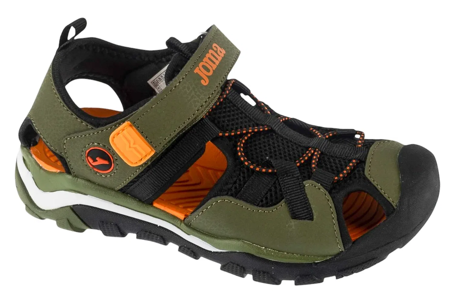 Сандалии детские, текстильные, Joma, зеленый