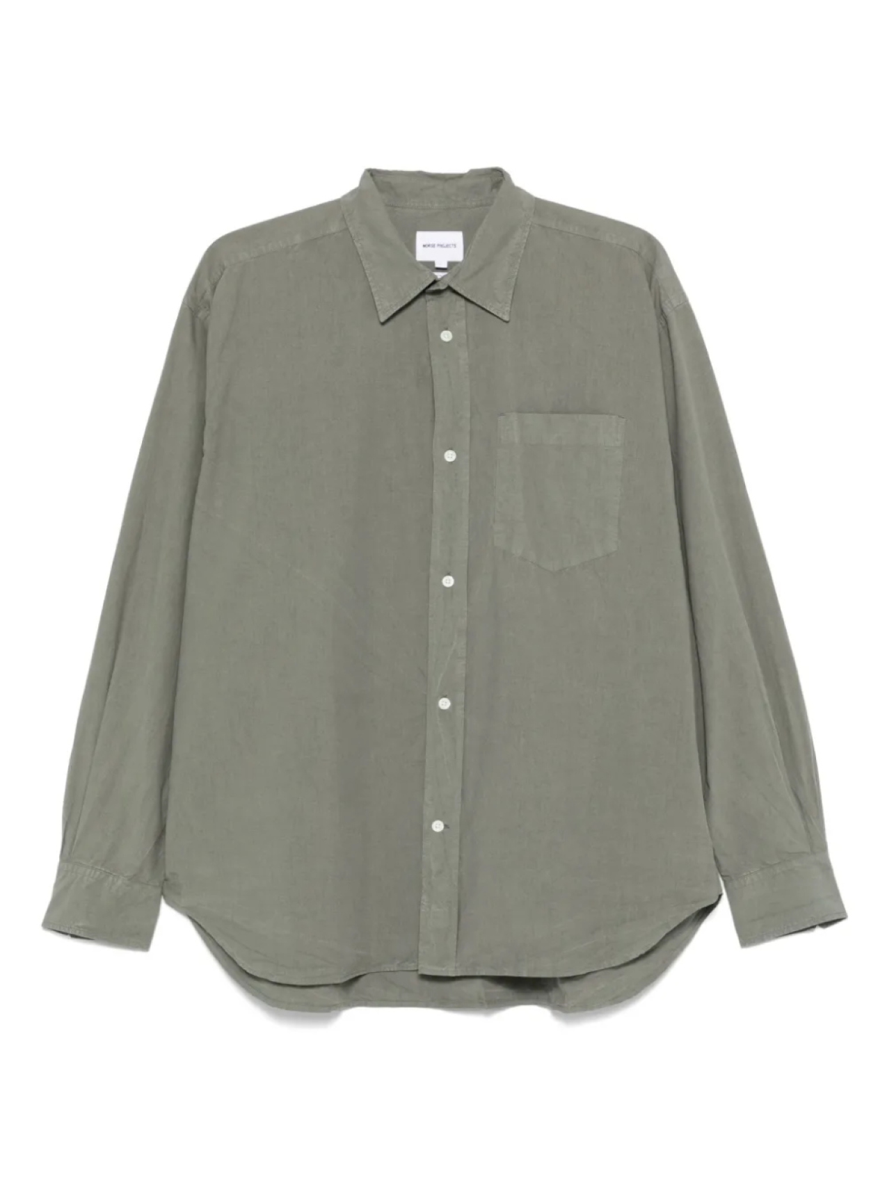

Norse Projects рубашка Mo, зеленый