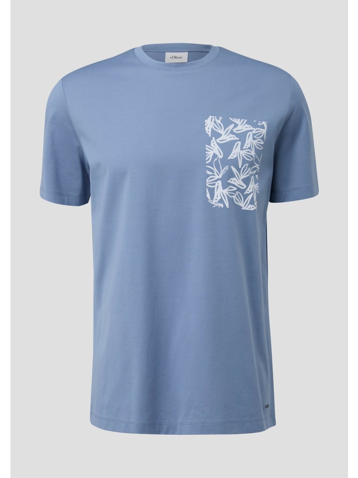 

Футболка цвета 52D1_бледно-голубой s.Oliver, Синий, Футболка цвета 52D1_бледно-голубой s.Oliver