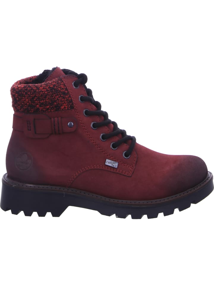 Сапоги rieker Schnürboots Mit Tex, бордо — фото 2