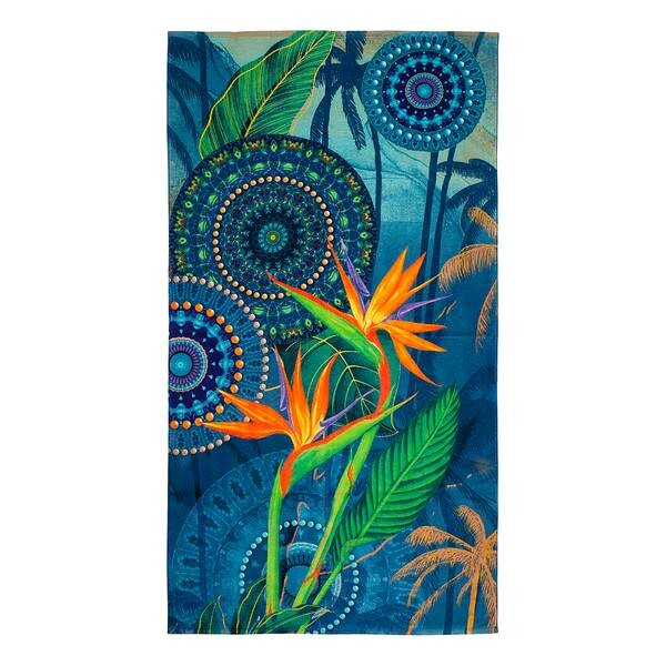 

Пляжное полотенце HIP Novia, 100x180x1 см, синий
