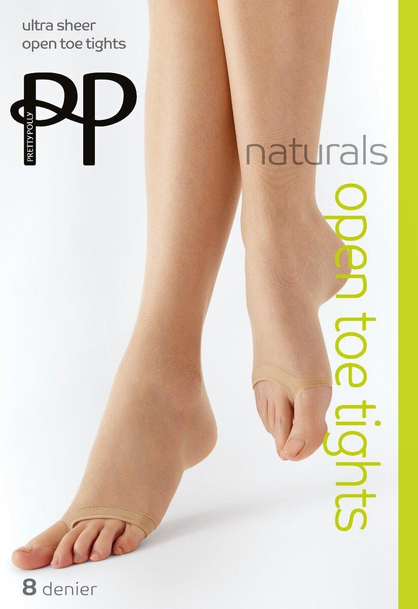 

Колготки с открытым носком Naturals плотностью 8 ден, натуральный цвет Pretty Polly, нюд