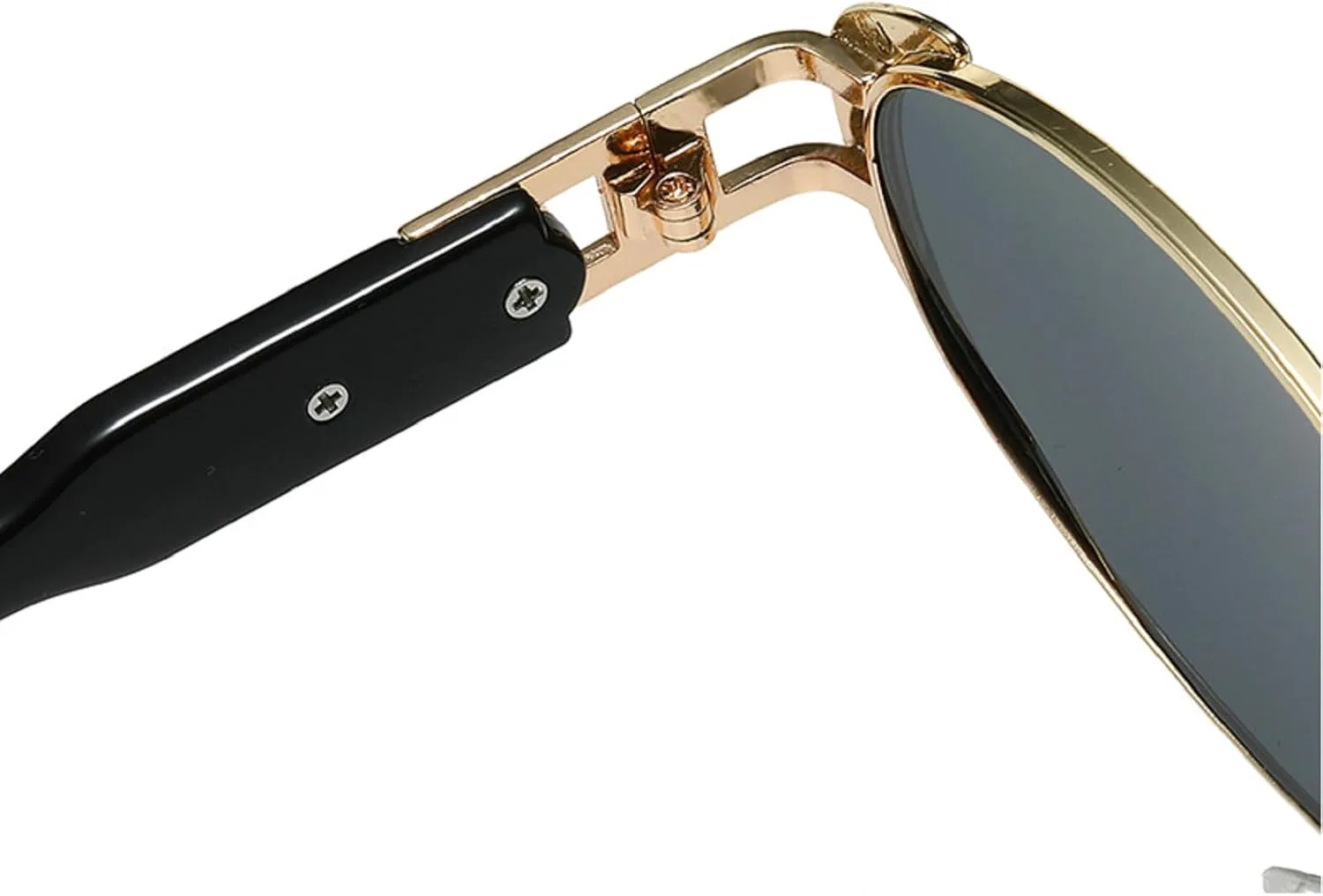 

Винтажные овальные солнцезащитные очки для мужчин 2024 года, металлические градиентные линзы, модные и стильные солнцезащитные очки для женщин Melrose, Purple Blue