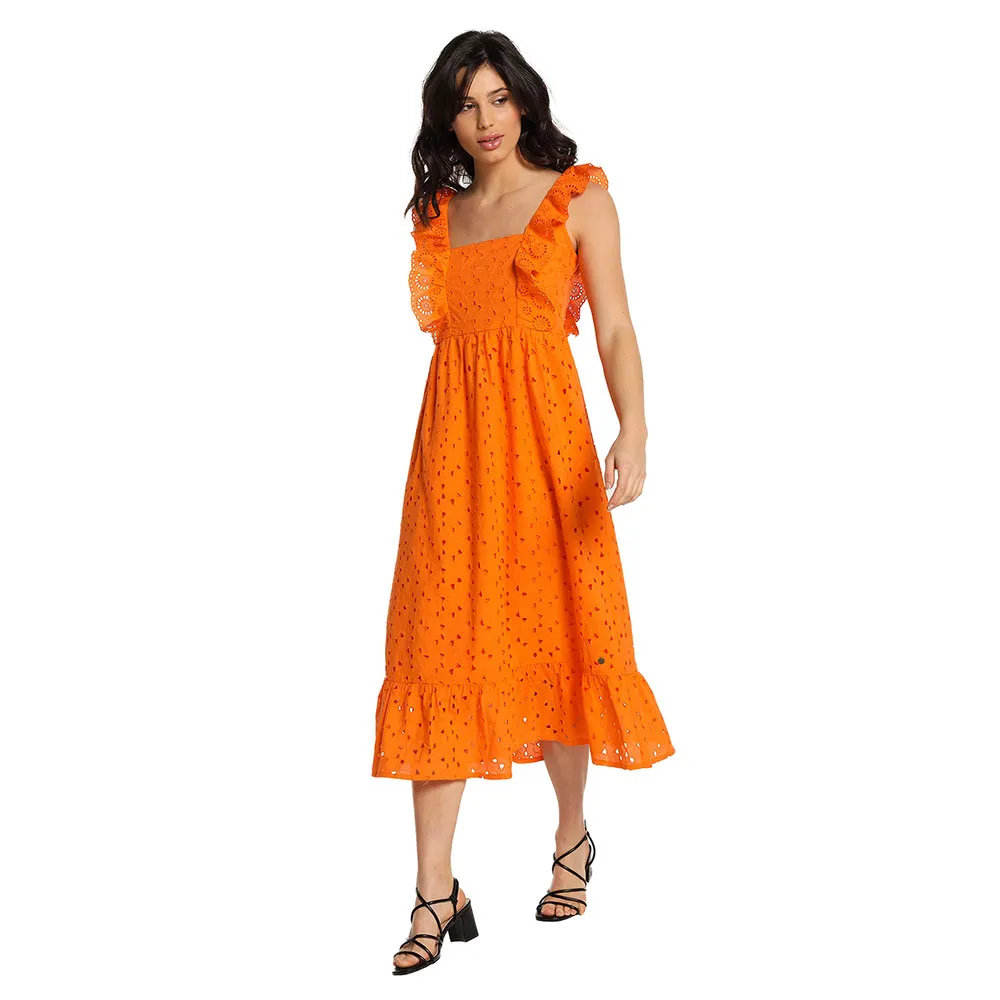 

Платье Lois Jeans 10967 sleeveless midi, оранжевый
