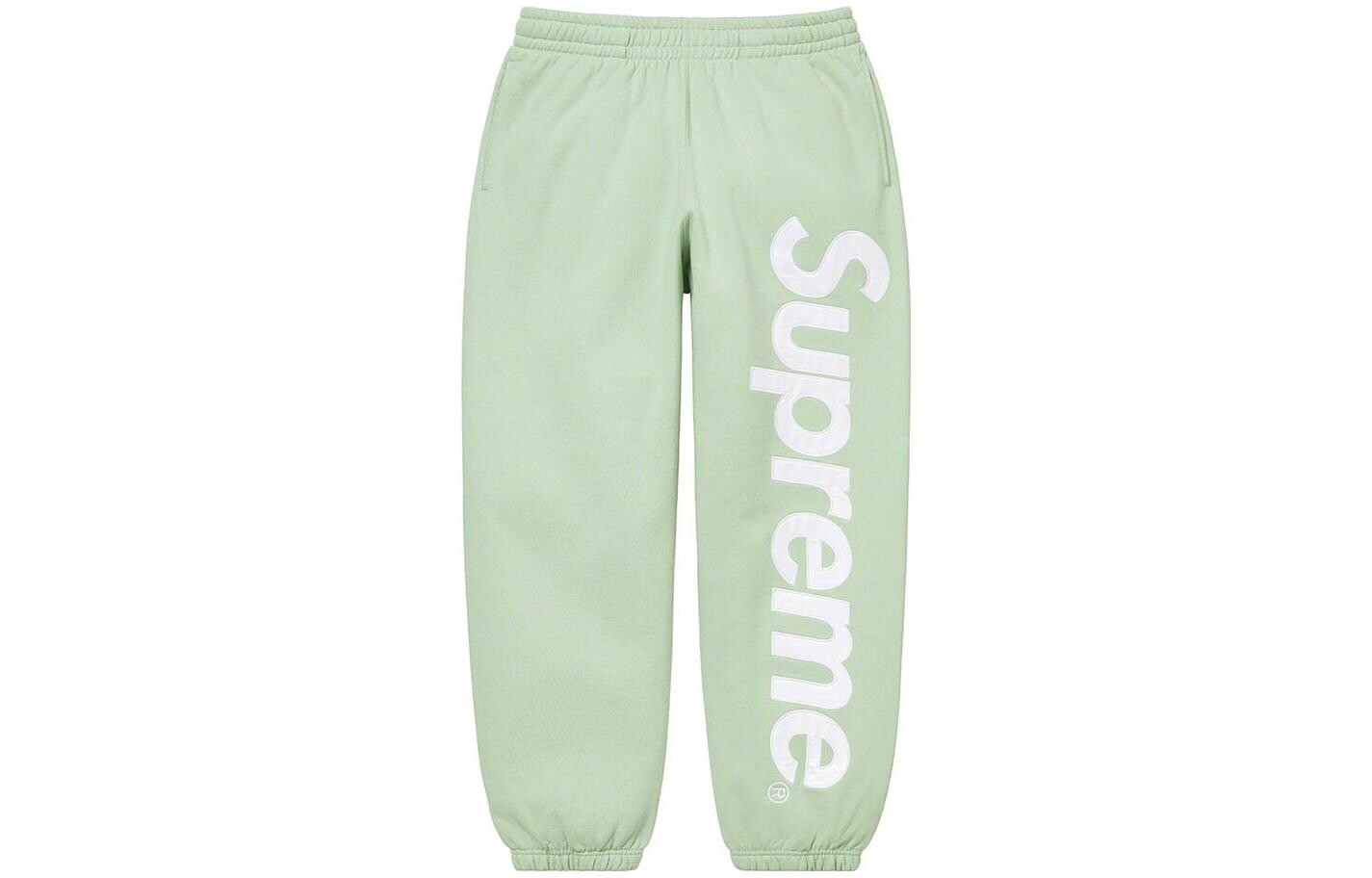 

Спортивные штаны унисекс Supreme трикотажные, светло-зеленый