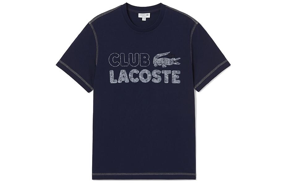 

Футболка мужская темно-синяя/166 Lacoste, темно-синий