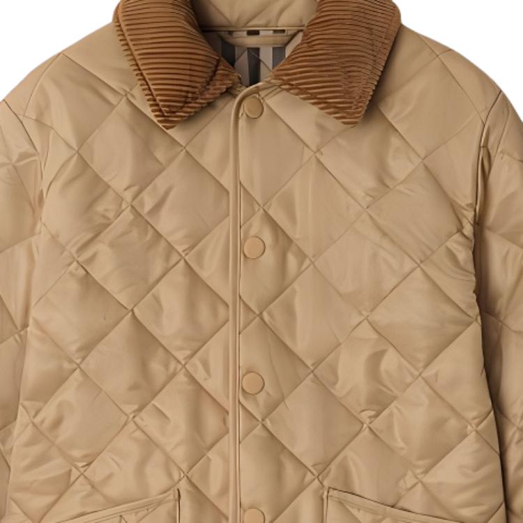 Burberry Утепленная куртка SS25 Brown Kids' — фото 4