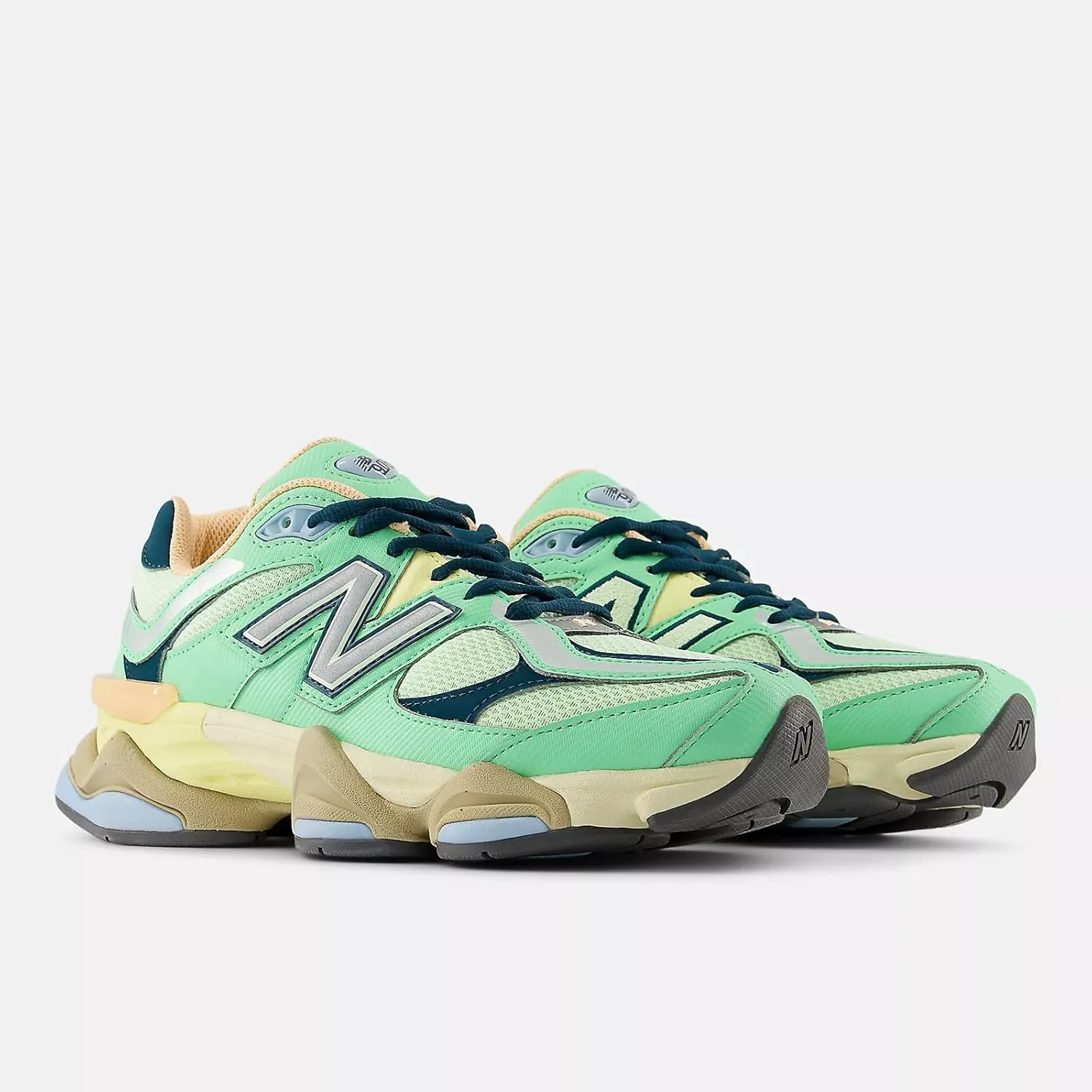Кроссовки New Balance 9060 для мужчин, металлик — фото 3