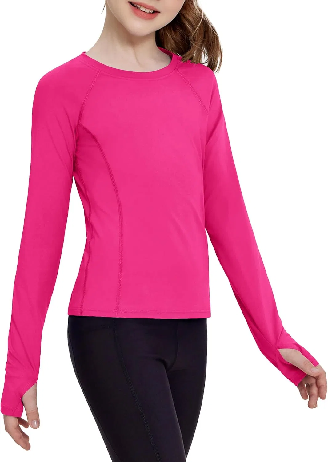 Детская футболка с длинным рукавом Zaclotre, Rose Red