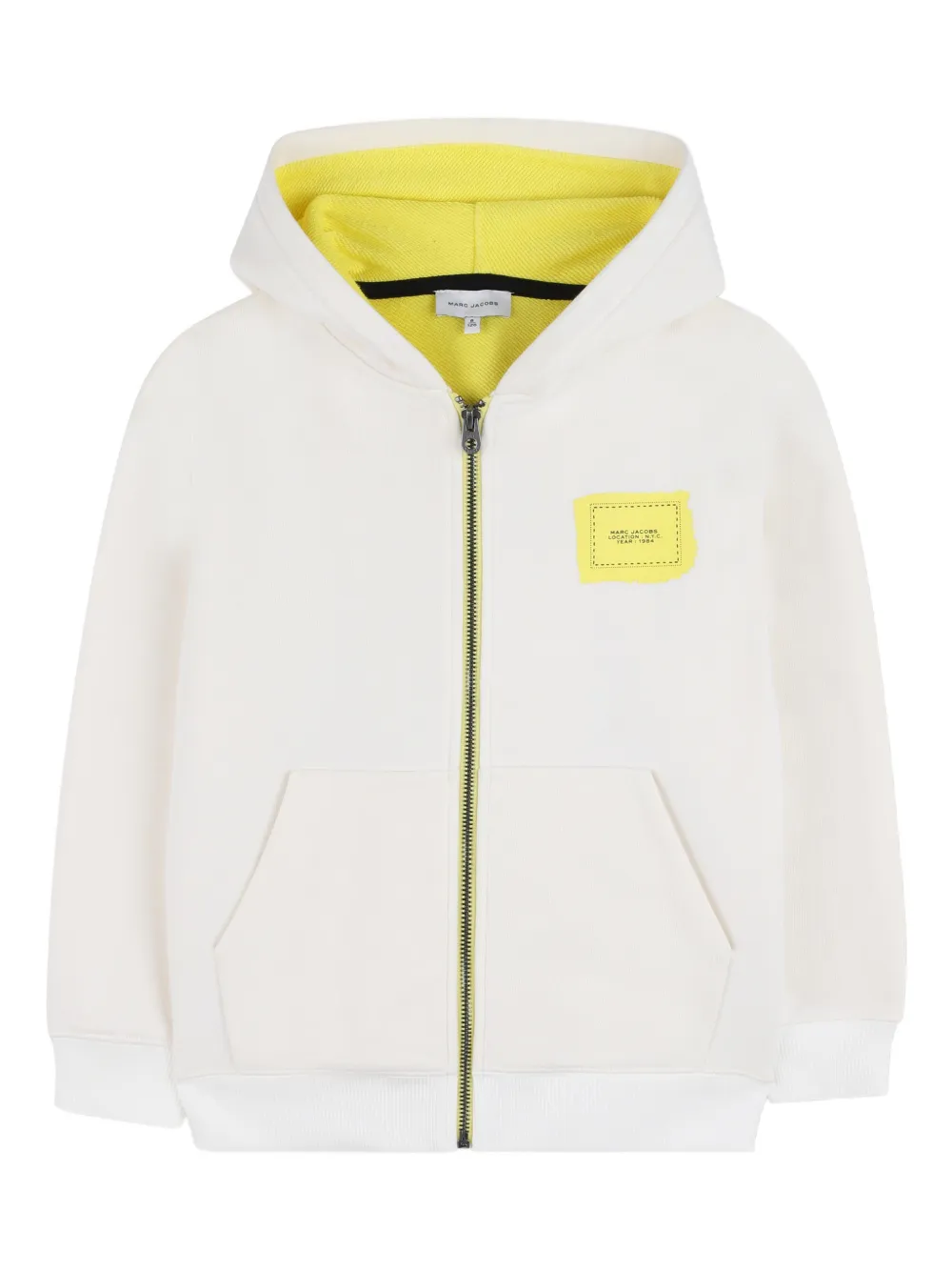 

Худи на молнии Marc Jacobs Kids, белый
