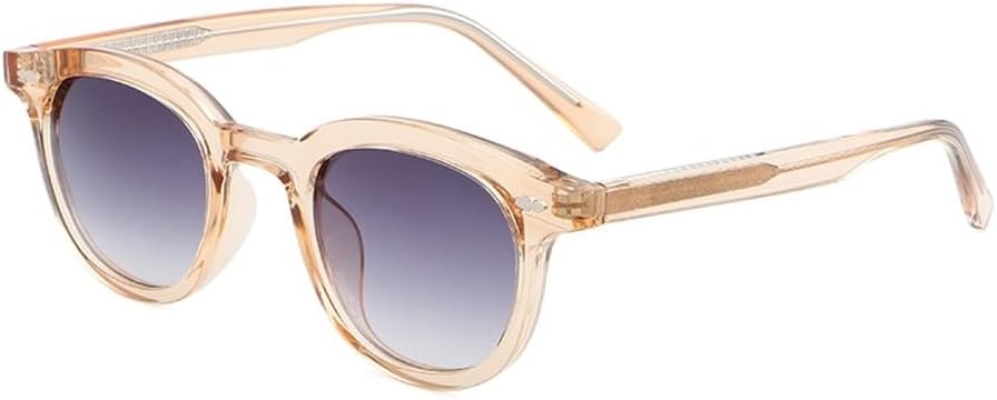 

Ретро солнцезащитные очки для мужчин с защитой от УФ-излучения, зеленые, черные, из ацетата, квадратная оправа, солнцезащитные очки для женщин, унисекс WNCKSQ, Brown With Grey