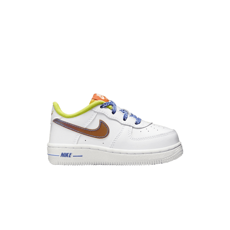 

Кроссовки Nike Force 1 LV8 TD 'White Multi', белый