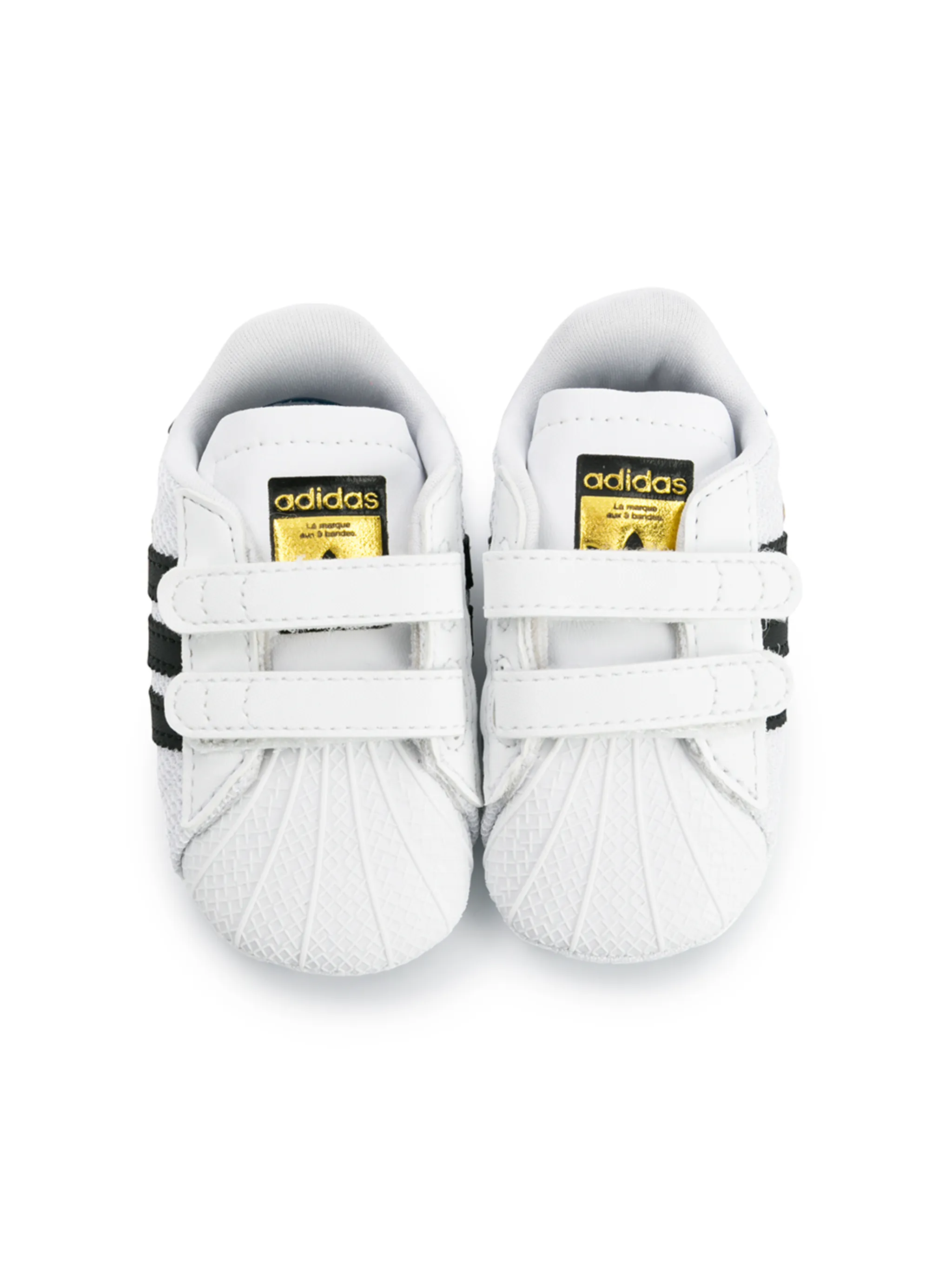 Пинетки Superstar Adidas Kids, белый — фото 3